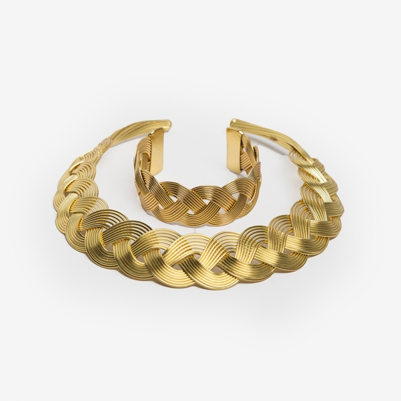 Collar necklace & cuff by Mafleur Collar necklace & cuff by Mafleur